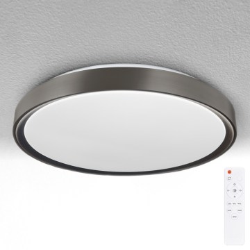Brilagi - LED-dimbare plafondlamp FANCIA LED/48W/230V 3000-6500K pr. 39 cm antraciet + afstandsbediening