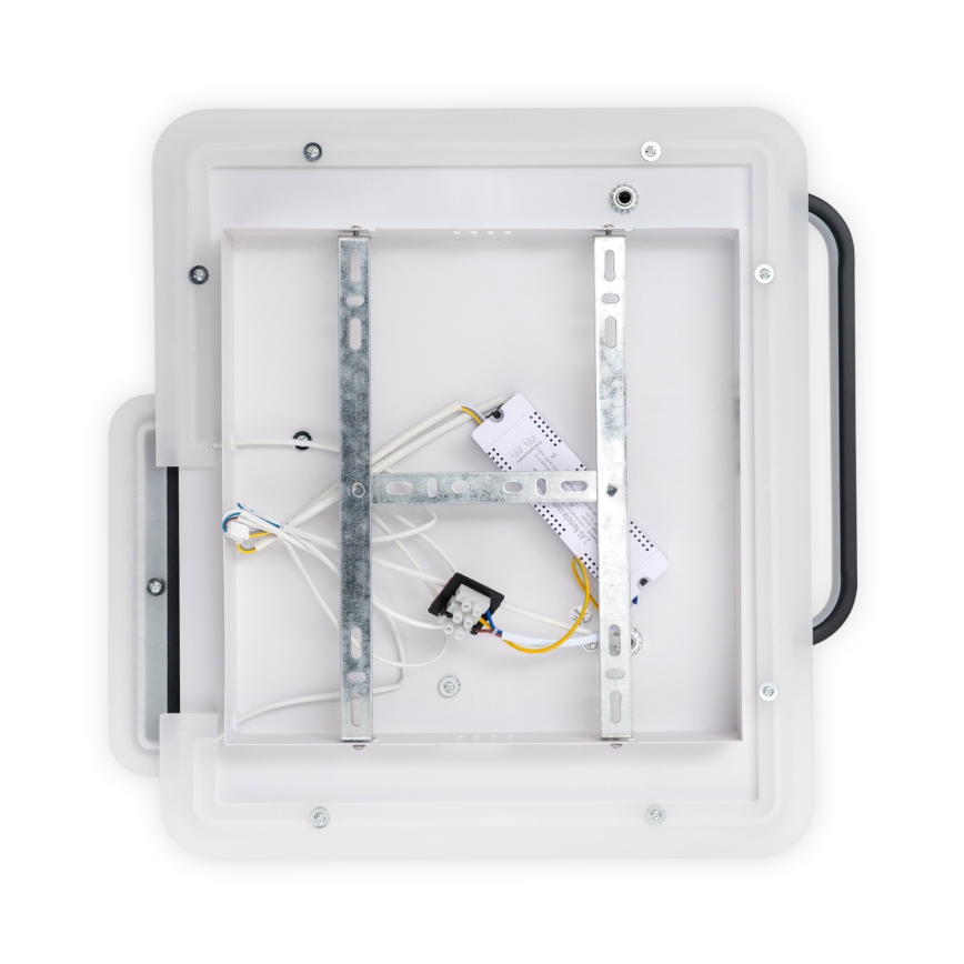 Brilagi - dimbare LED-plafondlamp FLARE LED/64W/230V 3000-6000K 45x45 cm wit/zwart + afstandsbediening