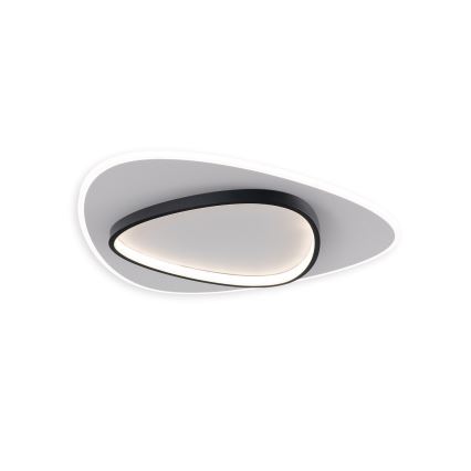 Brilagi - Dimbare LED-plafondlamp FLARE LED/70W/230V 3000-6000K 55x55 cm wit/zwart + afstandsbediening