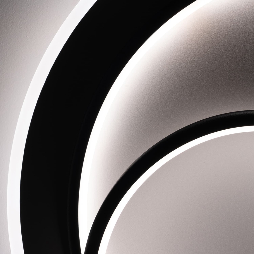 BRILAGI - Dimbare LED-plafondlamp FLARE LED/70W/230V 3000-6000K Ø 50 cm wit/zwart + afstandsbediening