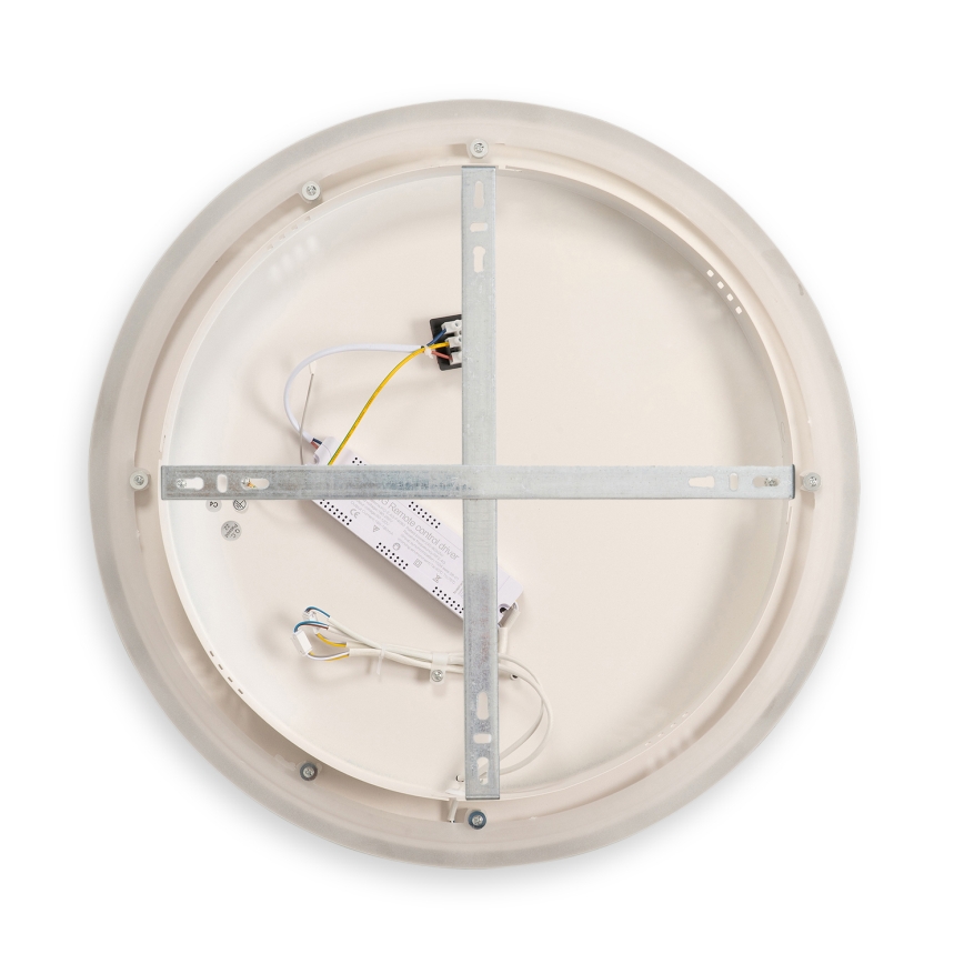BRILAGI - Dimbare LED-plafondlamp FLARE LED/70W/230V 3000-6000K Ø 50 cm wit/zwart + afstandsbediening