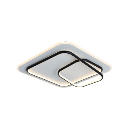 Brilagi - LED dimbare plafondlamp FLARE LED/81W/230V 3000-6000K 50x50 cm wit/zwart + afstandsbediening