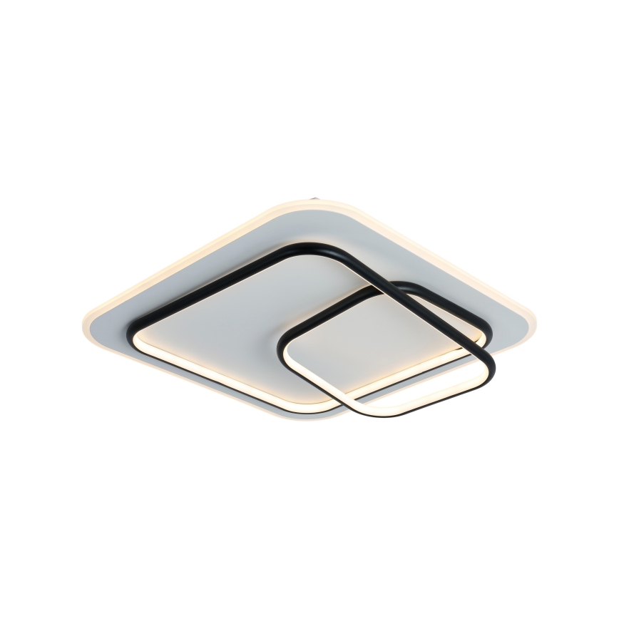 Brilagi - LED dimbare plafondlamp FLARE LED/81W/230V 3000-6000K 50x50 cm wit/zwart + afstandsbediening