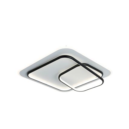 Brilagi - LED dimbare plafondlamp FLARE LED/81W/230V 3000-6000K 50x50 cm wit/zwart + afstandsbediening
