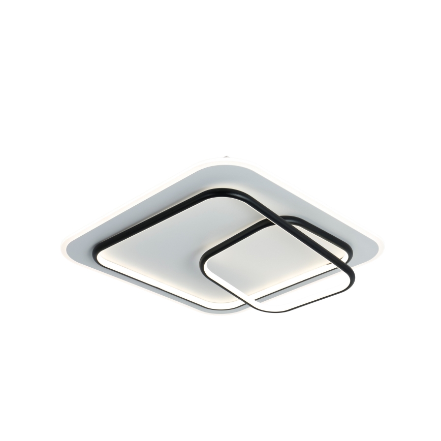 Brilagi - LED dimbare plafondlamp FLARE LED/81W/230V 3000-6000K 50x50 cm wit/zwart + afstandsbediening