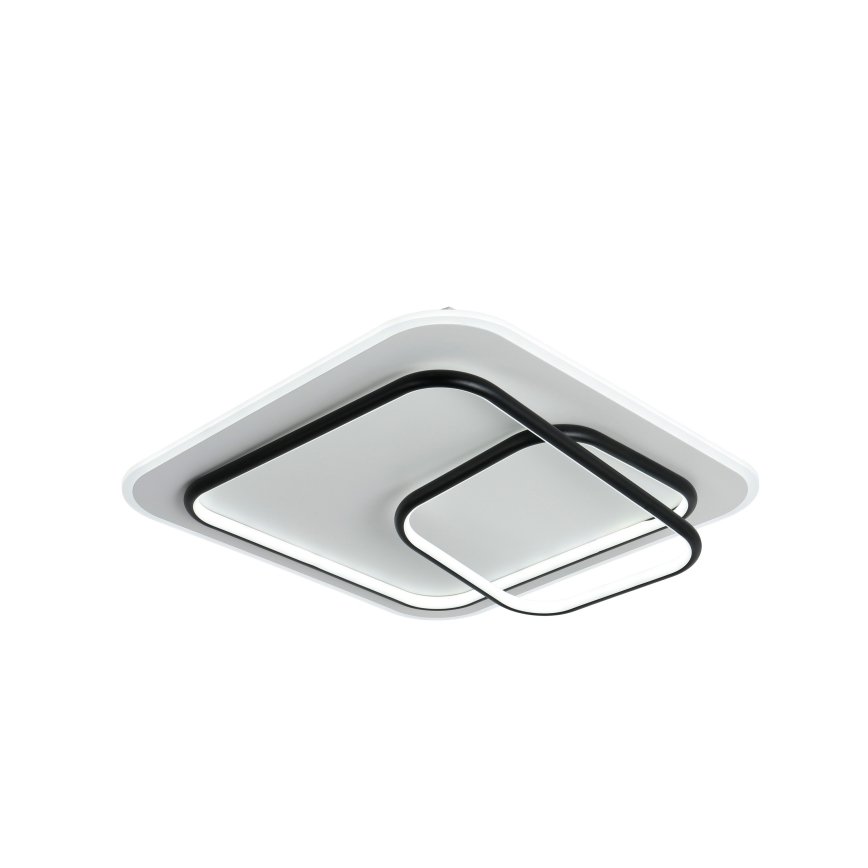 Brilagi - LED dimbare plafondlamp FLARE LED/81W/230V 3000-6000K 50x50 cm wit/zwart + afstandsbediening