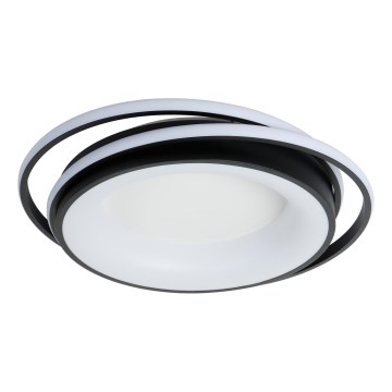 Brilagi - LED dimbare plafondlamp FLARE LED/84W/230V 3000-6000K 47x51 cm zwart + afstandsbediening