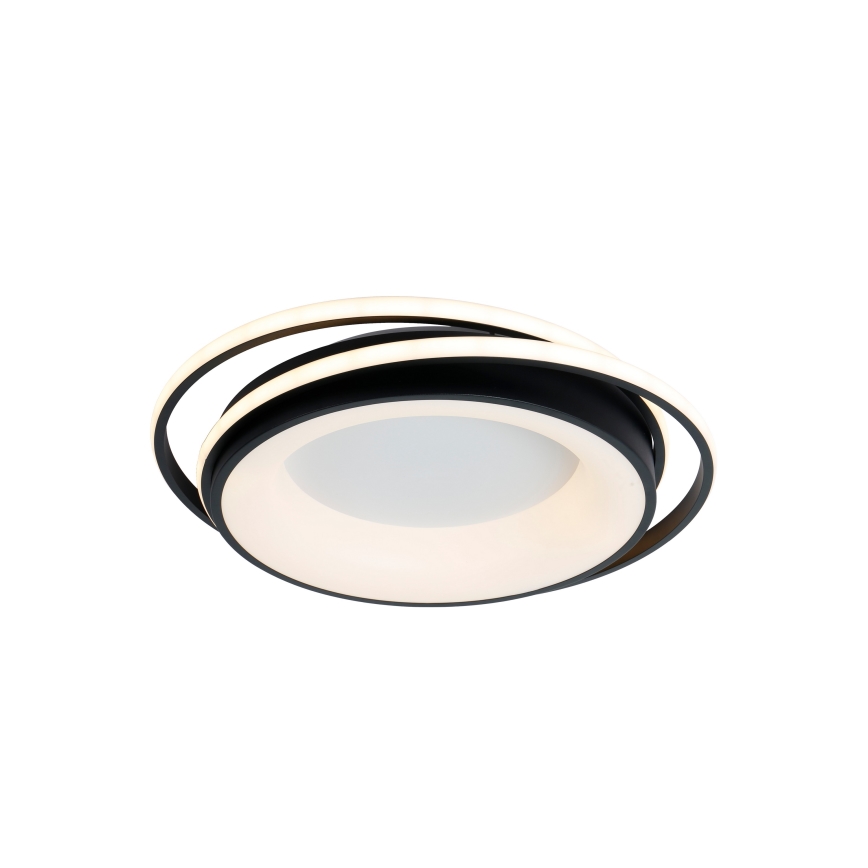 Brilagi - LED dimbare plafondlamp FLARE LED/84W/230V 3000-6000K 47x51 cm zwart + afstandsbediening