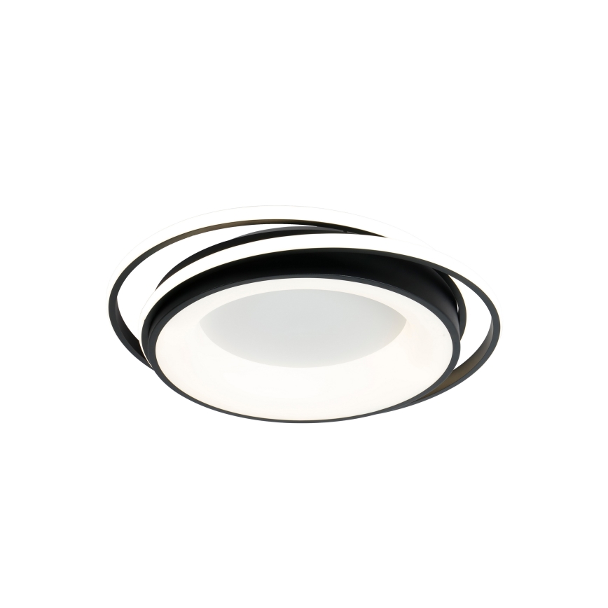 Brilagi - LED dimbare plafondlamp FLARE LED/84W/230V 3000-6000K 47x51 cm zwart + afstandsbediening