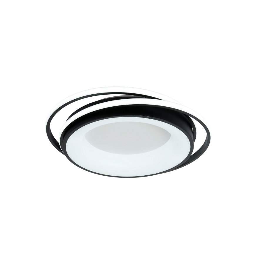 Brilagi - LED dimbare plafondlamp FLARE LED/84W/230V 3000-6000K 47x51 cm zwart + afstandsbediening