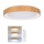 Brilagi - LED-dimbare plafondlamp FLOCO LED/48W/230V Ø 40 cm houtdecor/wit + afstandsbediening