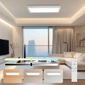 Brilagi - LED Dimbare Plafondlamp FRAME SMART LED/30W/230V 30x60 cm 3000-6000K IP44 wit + afstandsbediening
