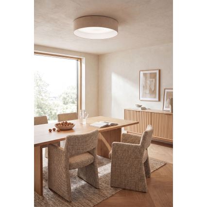 Brilagi - LED dimbare plafondlamp VELVET SMARTIX STARS LED/36W/230V 3000–6000K Ø 55 cm crème Wi‑Fi Tuya Beacon + afstandsbediening