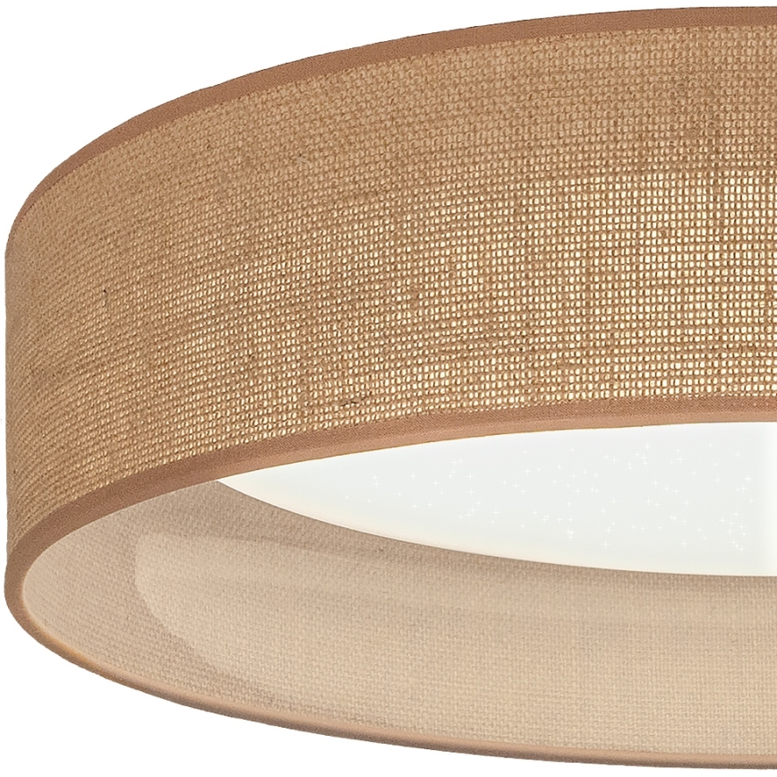 Brilagi - LED-dimbare plafondlamp VELVET SMARTIX STARS LED/36W/230V 3000-6000K Ø 55 cm beige Wi-Fi Tuya Beacon + afstandsbediening