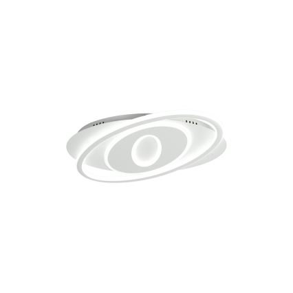 Brilagi - Dimbare LED-plafondlamp IRIS LED/78W/230V 3000-6000K 37x49 cm wit + afstandsbediening