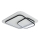 Brilagi - LED-dimbare plafondlamp IRIS LED/81W/230V 3000–6000K 50x50 cm wit/zwart + afstandsbediening