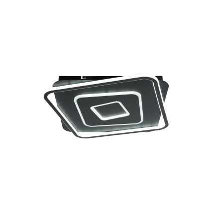 Brilagi - Dimbare LED-plafondlamp IRIS LED/98W/230V 3000-6000K 50x50 cm zwart + afstandsbediening