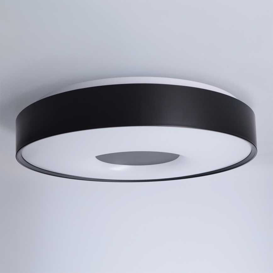 Brilagi - dimbare LED-plafondlamp JAMIS LED/48W/230V 3000-6500K Ø 39 cm zwart + afstandsbediening