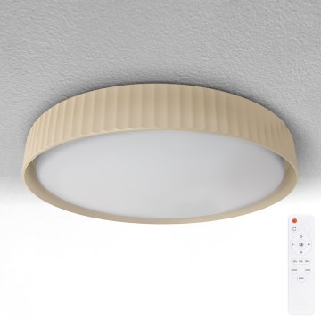 Brilagi - LED-dimbare plafondlamp LUCIA LED/48W/230V 3000-6500K Ø 41 cm beige + afstandsbediening