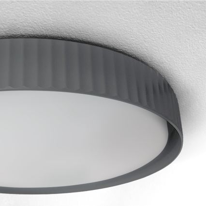 Brilagi - Dimbare LED-plafondlamp LUCIA LED/48W/230V 3000-6500K Ø 41 cm grijs + afstandsbediening