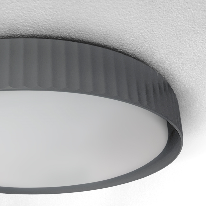 Brilagi - Dimbare LED-plafondlamp LUCIA LED/48W/230V 3000-6500K Ø 41 cm grijs + afstandsbediening