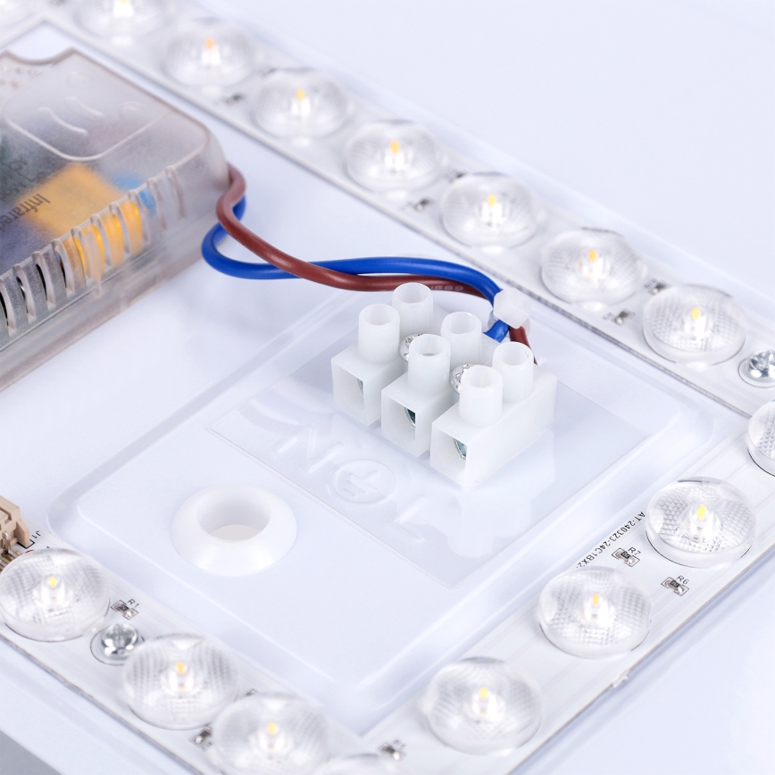 Brilagi - Dimbare LED-plafondlamp LUCIA LED/48W/230V 3000-6500K Ø 41 cm grijs + afstandsbediening