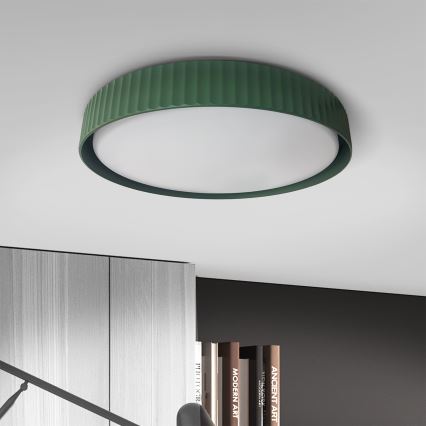 Brilagi - Dimbare LED-plafondlamp LUCIA LED/48W/230V 3000-6500K Ø 41 cm groen + afstandsbediening