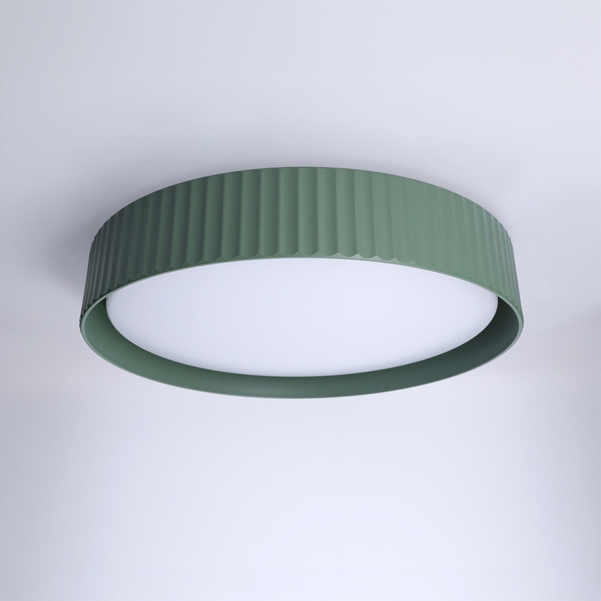 Brilagi - Dimbare LED-plafondlamp LUCIA LED/48W/230V 3000-6500K Ø 41 cm groen + afstandsbediening