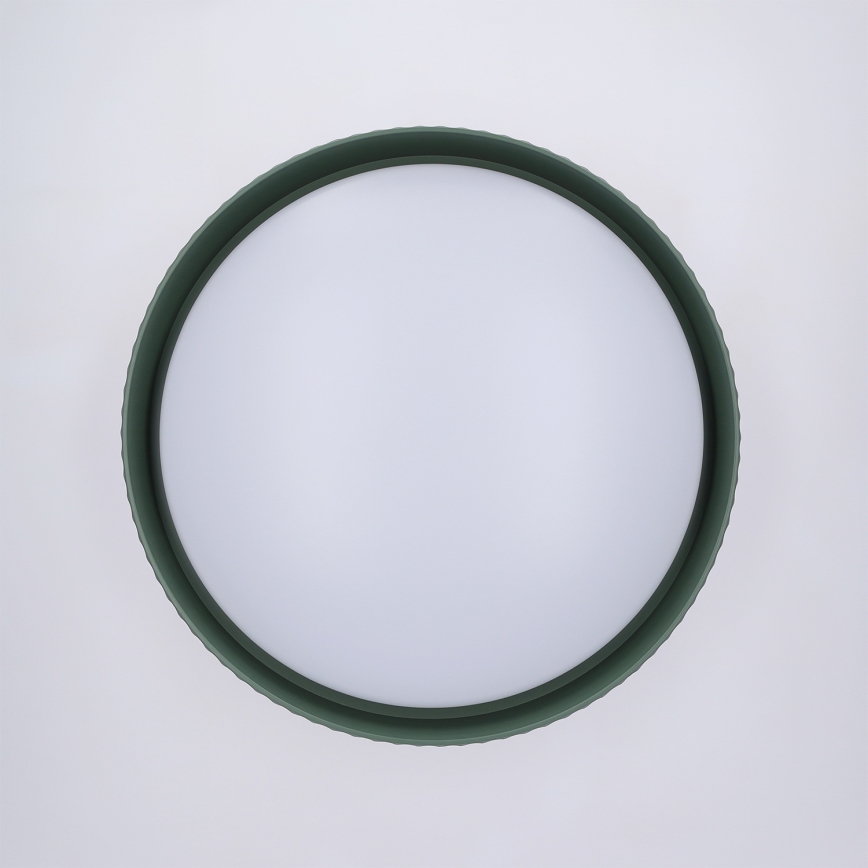 Brilagi - Dimbare LED-plafondlamp LUCIA LED/48W/230V 3000-6500K Ø 41 cm groen + afstandsbediening