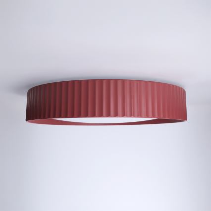 Brilagi - LED-dimbare plafondlamp LUCIA LED/48W/230V 3000-6500K Ø 41 cm rood + afstandsbediening