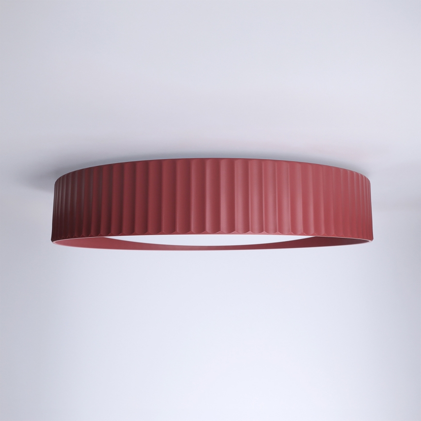 Brilagi - LED-dimbare plafondlamp LUCIA LED/48W/230V 3000-6500K Ø 41 cm rood + afstandsbediening