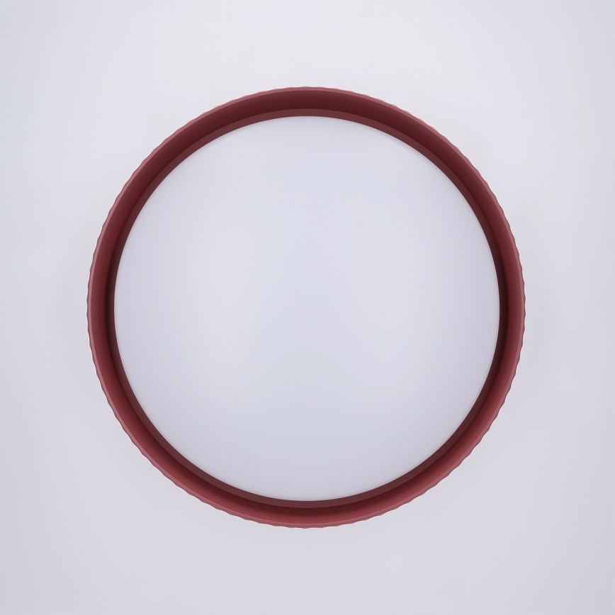 Brilagi - LED-dimbare plafondlamp LUCIA LED/48W/230V 3000-6500K Ø 41 cm rood + afstandsbediening