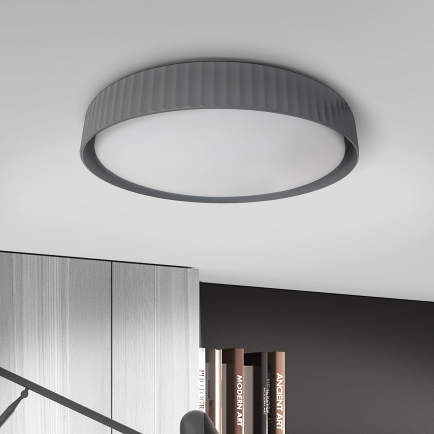 Brilagi - LED-dimbare plafondlamp LUCIA LED/60W/230V 3000-6500K Ø 59 cm grijs + afstandsbediening