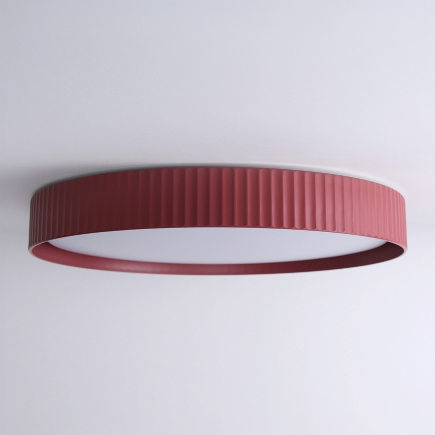 Brilagi - Dimbare LED-plafondlamp LUCIA LED/60W/230V 3000-6500K Ø 59 cm rood, incl. afstandsbediening