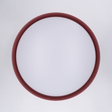 Brilagi - Dimbare LED-plafondlamp LUCIA LED/60W/230V 3000-6500K Ø 59 cm rood, incl. afstandsbediening
