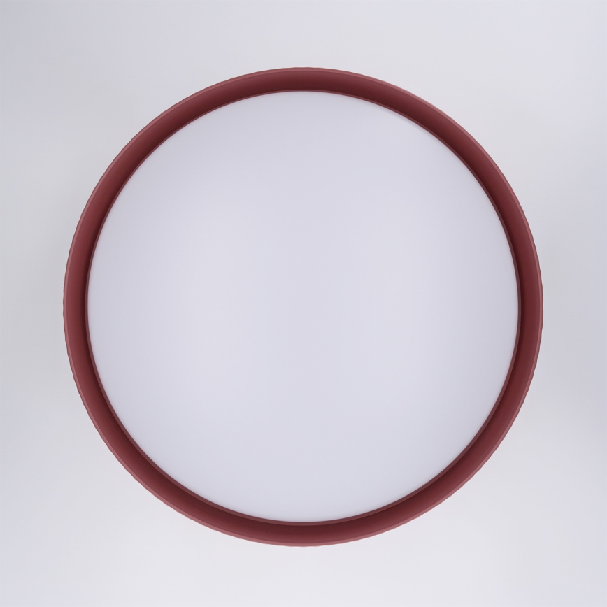 Brilagi - Dimbare LED-plafondlamp LUCIA LED/60W/230V 3000-6500K Ø 59 cm rood, incl. afstandsbediening