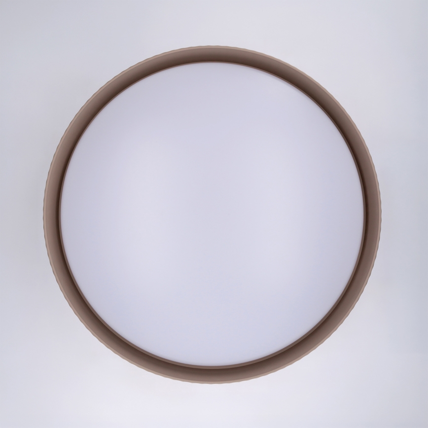 Brilagi - Dimbare LED-plafondlamp LUCIA LED/60W/230V 3000–6500K Ø 59 cm taupe + afstandsbediening