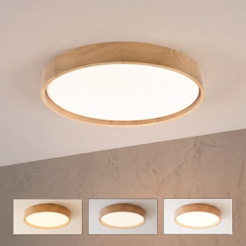 Brilagi - LED-dimbare plafondlamp MANAROLA SMART STARS LED/36W/230V 3000-6000K Wi-Fi Tuya Beacon Ø 51 cm + afstandsbediening
