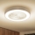Brilagi - LED Dimbare plafondlamp met ventilator LED/30W/230V 3000-6500K wit + afstandsbediening
