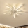 Brilagi - LED Dimbare plafondlamp met ventilator LED/50W/230V 3000-6500K wit + afstandsbediening