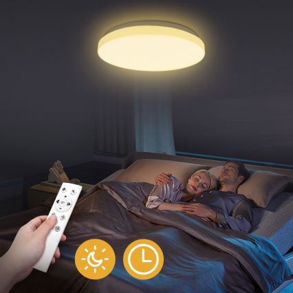 Brilagi - LED-dimbare plafondlamp MILKY WAY LED/24W/230V 3000-6500K Ø 38 cm + afstandsbediening