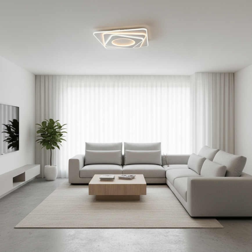BRILAGI - LED dimbare plafondlamp MODERN LED/100W/230V 3000-6000K 48x48 cm + afstandsbediening