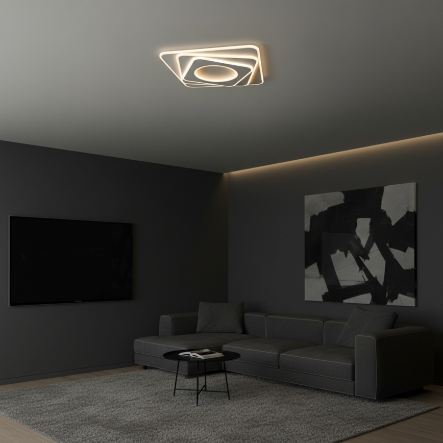 BRILAGI - LED dimbare plafondlamp MODERN LED/100W/230V 3000-6000K 48x48 cm + afstandsbediening