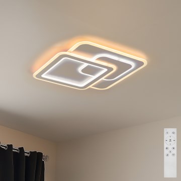 Brilagi - LED dimbare plafondlamp MODERN LED/80W/230V 2700-6500K 52,5x52,5 cm + afstandsbediening