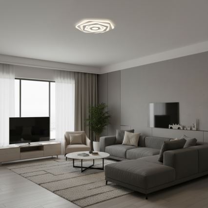Brilagi - LED dimbare plafondlamp MODERN LED/85W/230V 3000-6000K Ø 53 cm + afstandsbediening