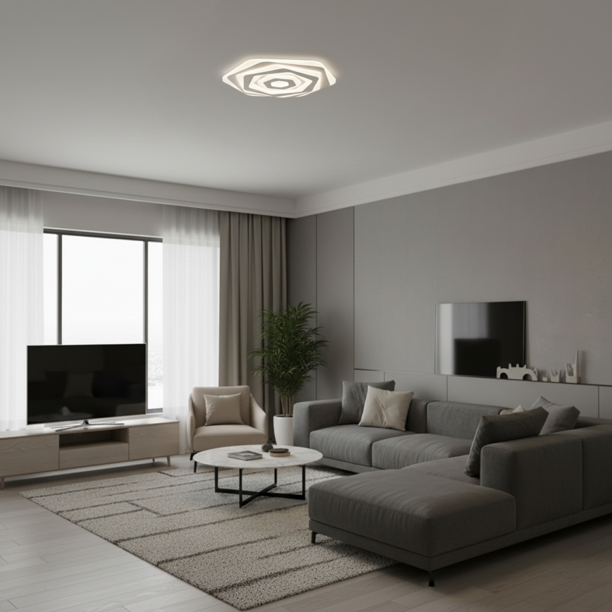 Brilagi - LED dimbare plafondlamp MODERN LED/85W/230V 3000-6000K Ø 53 cm + afstandsbediening