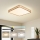Brilagi - LED dimbare plafondlamp MOLINA SQUARE LED/80W/230V 3000-6000K eiken 60x60 cm + afstandsbediening