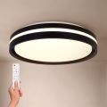 Brilagi - LED dimbare plafondlamp NAOMI LED/48W/230V 3000-6500K Ø 39 cm zwart + afstandsbediening