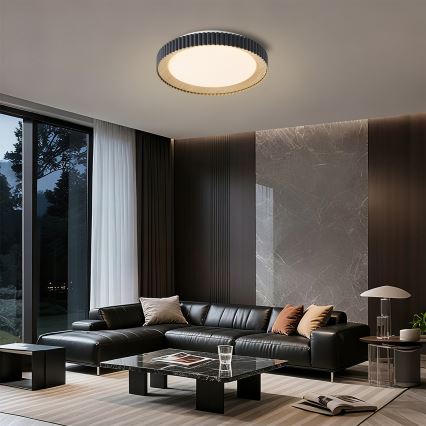 Brilagi - dimbare LED-plafondlamp NEXO LED/48W/230V 3000-6000K zwart Ø 43 cm + afstandsbediening
