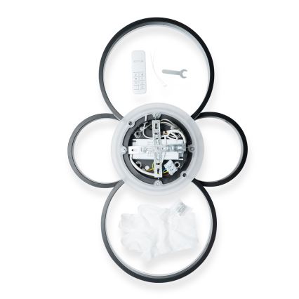 Brilagi - LED dimbare plafondlamp ORBITS LED/49W/230V 3000-6000K + afstandsbediening